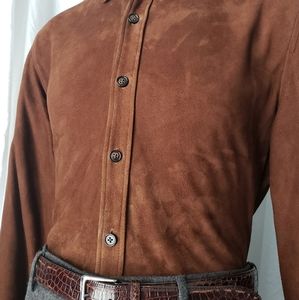 Polo by Ralph Lauren suede shirt